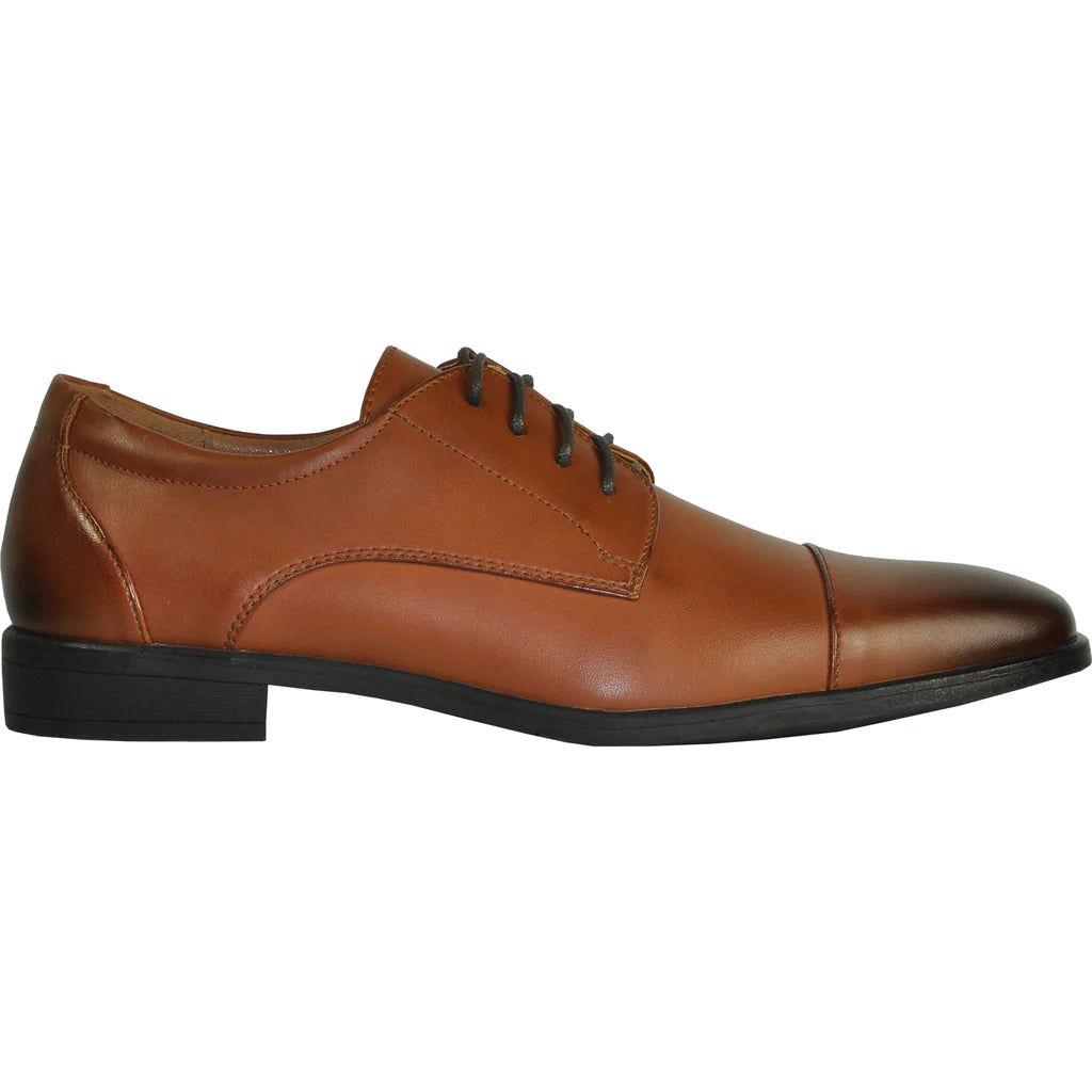 VANGELO Men Dress Shoe VALLO-4 Oxford Formal Tuxedo for Prom and Wedding