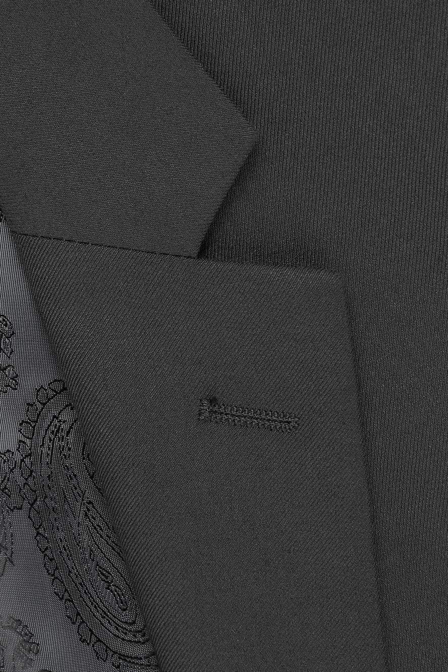 "Madison" Black Suit Jacket Notch (Separates)